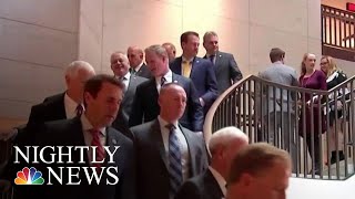 GOP Lawmakers Storm Secure Room, Delaying Impeachment Inquiry Testimony | NBC Nightly News