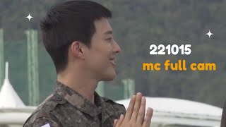 #장기용 221015 계룡엑스포 군가족재능경연대회 mc장기용 full cam (이쁨 멋짐 주의 🥹🥹) -psy130628❤ #jangkiyong