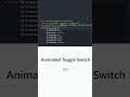 Here is how to create an animated toggle switch using tailwind #code #coding #programming #tutorial