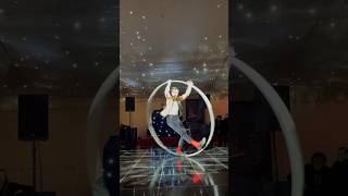 Cyr Wheel Circus Act for Christmas Show