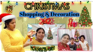 మొదటిసారి చాలా ఇష్టపడి చేశాం// Christamas Shopping Vlog//🌲 Decoration @SeethaRamesh Swaziland Vlogs