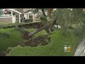 Work Crews Race Against The Clock To Fix Giant Sinkhole Before Rains Come