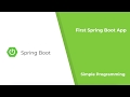 Spring Boot - First Spring Boot Application | Simple Programming