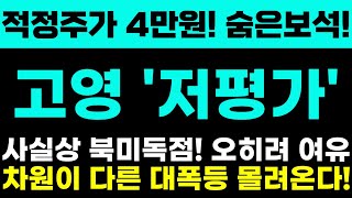 [고영 주가전망] 적정주가 4만원! 숨은보석! 사실상 북미독점! 오히려 여유! 차원이 다른 대폭등 몰려온다! 주주님들 절대 흔들리시면 안됩니다!