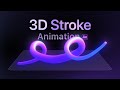 Stylized 3D Stroke Animation in After Effects Tutorial l No Plugins Required