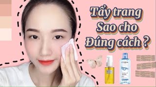 Hướng dẫn tẩy trang đúng cách và hiệu quả nhất | Dầu tẩy trang DHC | Nguyên Review