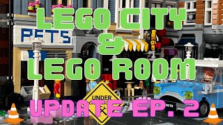 Lego City Construction Update Ep. 2 - Lego Room Change - #lego #legocity #afol