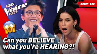 JAW-DROPPING Blind Auditions on The Voice! 😲 | Top 10 (Part 2)