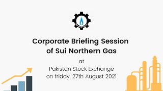 SNGPL CORPORATE BRIEFING SESSION