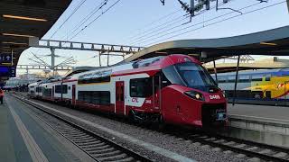 CFL Coradia Stream 2409 leaving Luxembourg station for a test ride