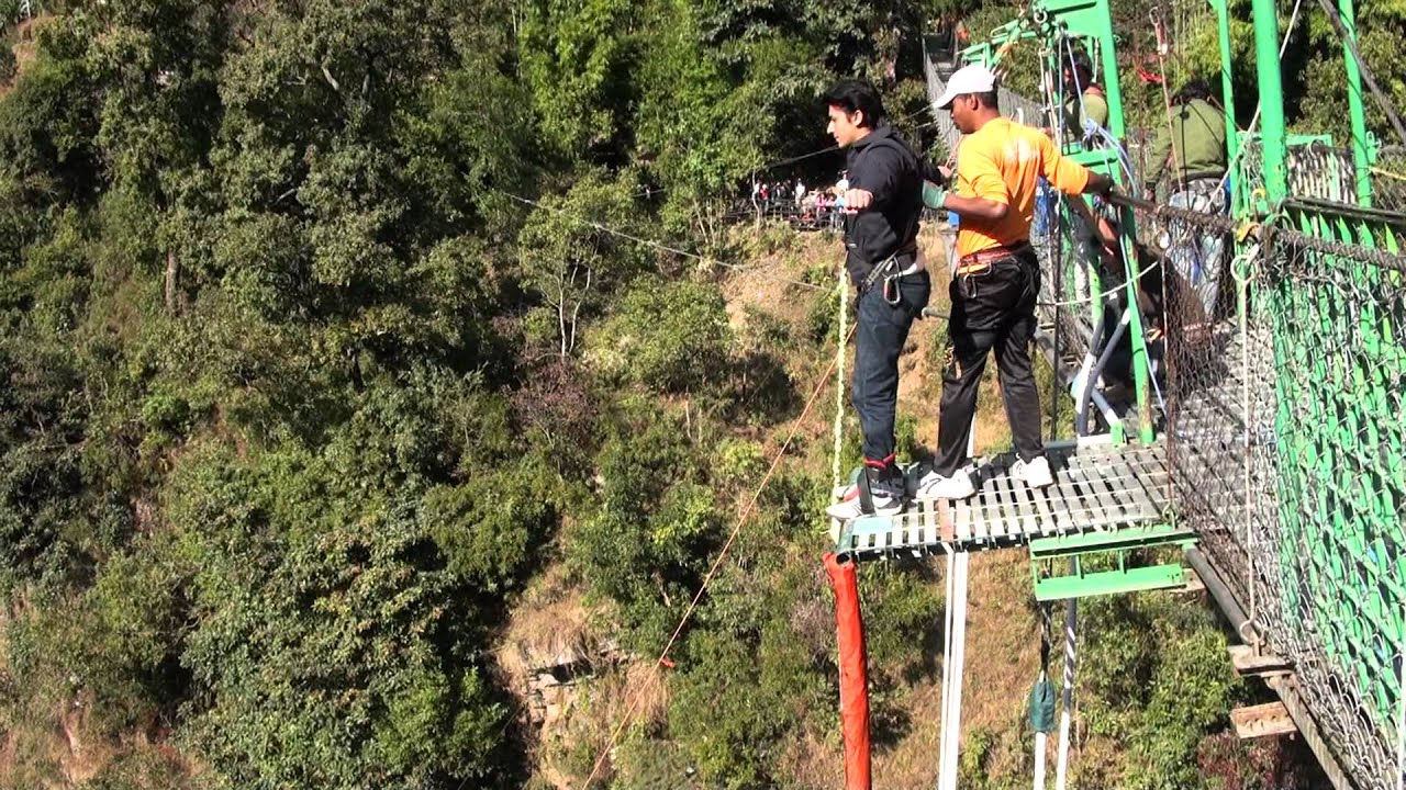 My Bungee Jump At The Last Resort Nepal... - YouTube