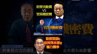 @samejimatimes 官房機密費vs政策活動費　#鮫島タイムス #麻生太郎　#岸田文雄　#裏金　#政治とカネ