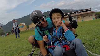 GOPR8677 Parapente 8 ans Matteo -4 L'atterrissage