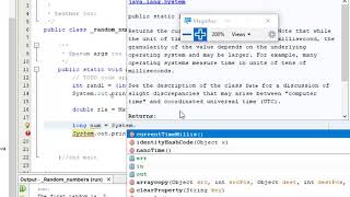 Random Number Generation - Java One