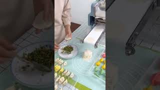 仿手工饺子皮机每分钟制作66片饺子皮轻松节省10个人工