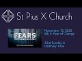 Fears that Keep You Up at Night, Wk 5 (Nov. 13, 2022 – 33rd Sunday in Ordinary Time)