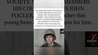 “HONORING LEWIS JOHN FOGLER AND HIS SACRIFICE ❤️🕊️” #Veteran #Honor #Respect #NeverForgotten #Hero