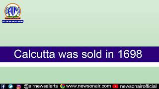 Calcutta was sold in 1698