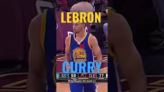 LEBRON VS CURRY | THROWBACK | Subscribe for more video 👇❤️ |#Ball is Powerful #shorts