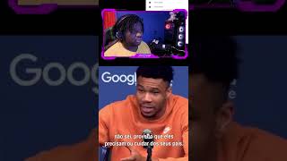 Lakers Fan Reacts To Giannis Antetokounmpo Heated with reporter "No Failure In Sports" #shorts