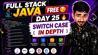 Full Stack Java Free | मराठी मधून 🔥 | Switch Case | aadiandjava 2.0