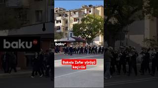 Bakıda Zəfər yürüşü keçirilir