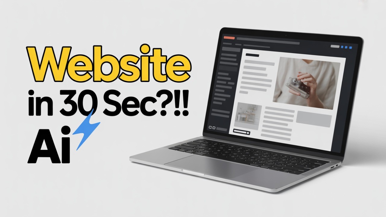 Launch A Website In 30 Seconds With Ai Youtube