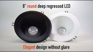 8” Deep Regressed LED Lights