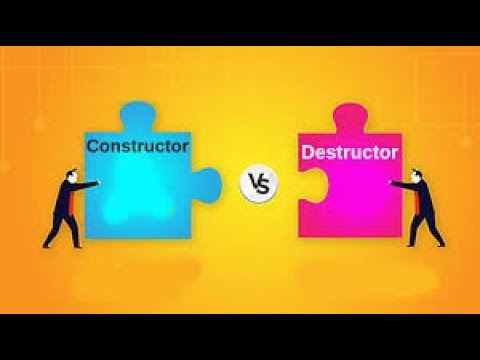 3 Iti Oop Constructor Destructor Youtube
