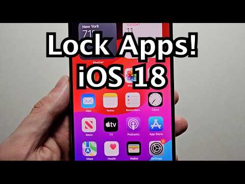 iOS 18 How to Lock Apps with Face ID – iPhone