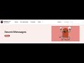 Secret Message Python 3 project -- code along