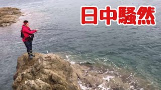 和歌山ヤエン釣り！朝から当たりが止まらずヤエンとエギングでアオリイカ爆釣したぁぁぁ★坂田渡船