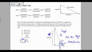 Basic Trig ACT PREP