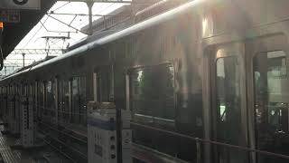 321系(D1編成)A普通京都行き　六甲道駅発車