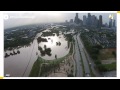 drone footage shows huge floods in houston texas