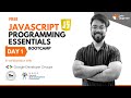 Day 1 | Introduction and Data Types | Free JavaScript Programming Essentials Bootcamp (5 Days)