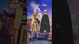 father vs son #anime #naruto #boruto #viral #shorts