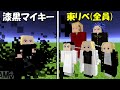 【Minecraft】黒い衝動マイキーvs東京卍リベンジャーズ全員！！どっちが強い！？