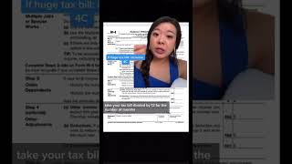 How to get your Tax Refund or Bill as close to $0 as possible! #taxes #money #finance