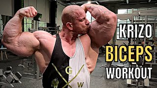 Krizo BICEPS Workout | 2 Weeks Out