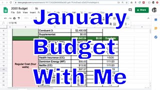 January 2020 Budget Plan With Me | Dave Ramsey Inspired Zero Based Budgeting