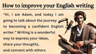 Improve Your English || Learn English Through Story || How to improve your English writing