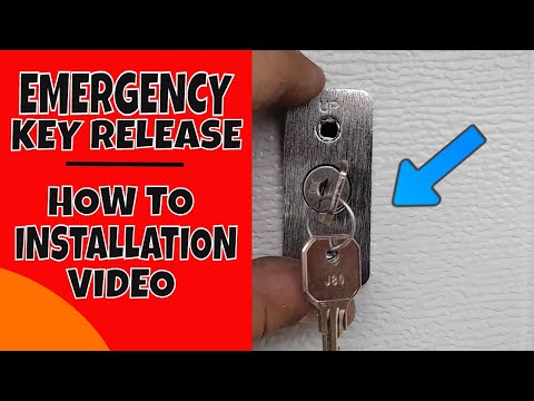 How To Install A Garage Door Emergency Key Release Video How To Install A Garage Door Emergency Key Release Video
