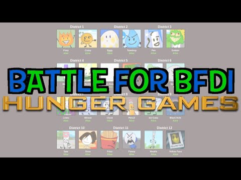 BFB Hunger Games Simulator! - YouTube