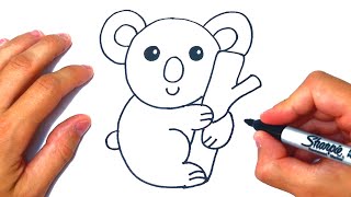 Cómo dibujar un Koala Paso a Paso