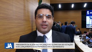 Presidente da Alese faz balanço do último dia de votação e dos dois primeiros anos de mandato