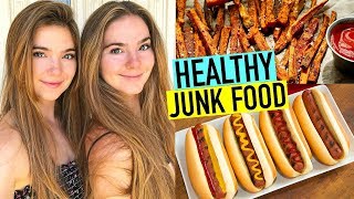 DIY JUNK FOOD MADE HEALTHY - Nina and Randa