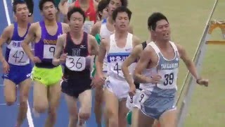 日体大記録会5000ｍ19組 塩谷潤一(中央大学OB)伝説の走り 2016.4.24