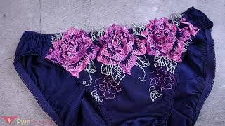 Midnight Blue \u0026 Pink Petals Panties