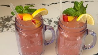 Fresh Peach Lemonade - Refreshing Peach Lemonade Recipe - Ellen’s Homemade Delights 🍑🍋